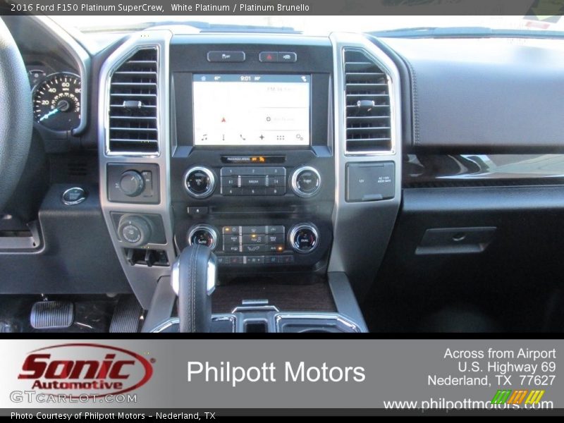 White Platinum / Platinum Brunello 2016 Ford F150 Platinum SuperCrew