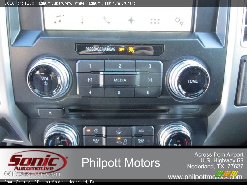 White Platinum / Platinum Brunello 2016 Ford F150 Platinum SuperCrew