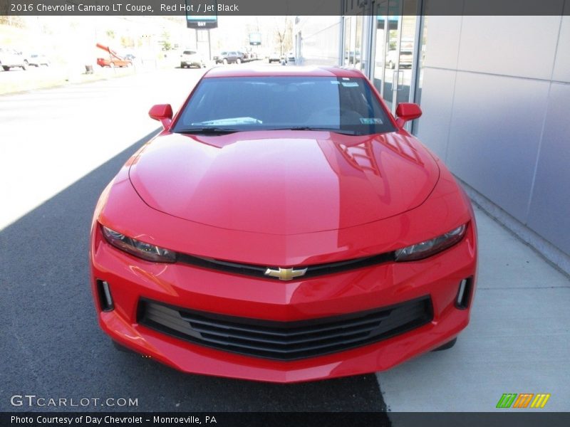 Red Hot / Jet Black 2016 Chevrolet Camaro LT Coupe
