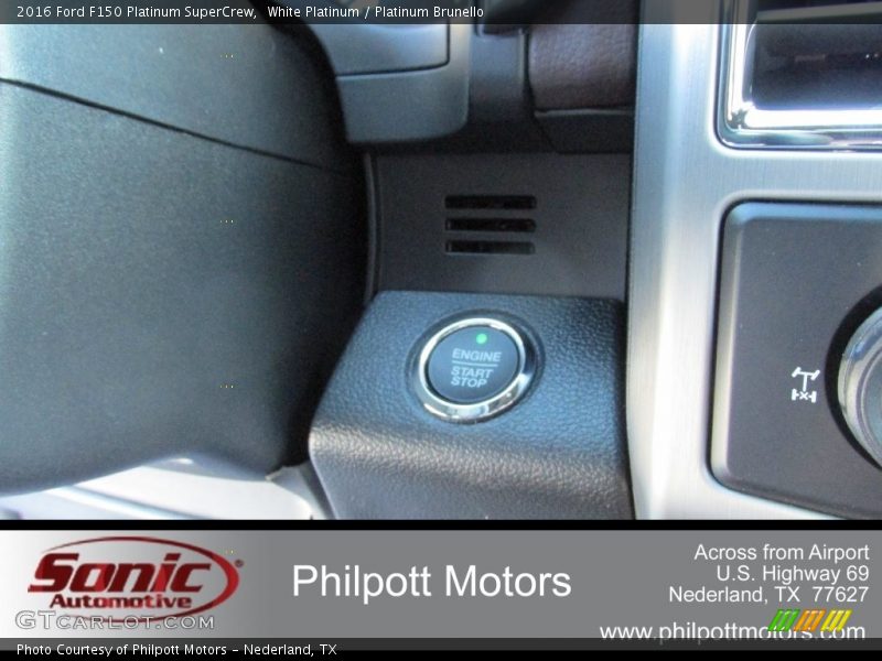 White Platinum / Platinum Brunello 2016 Ford F150 Platinum SuperCrew