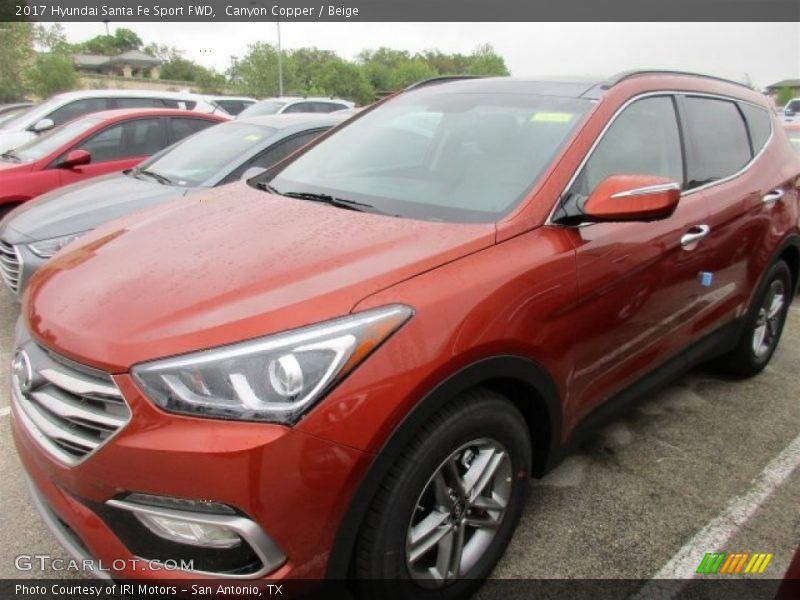 Front 3/4 View of 2017 Santa Fe Sport FWD