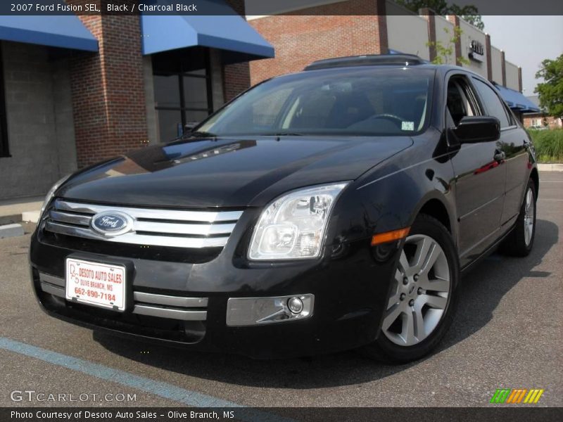 Black / Charcoal Black 2007 Ford Fusion SEL