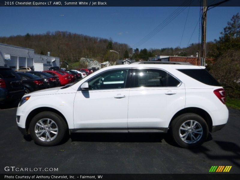 Summit White / Jet Black 2016 Chevrolet Equinox LT AWD