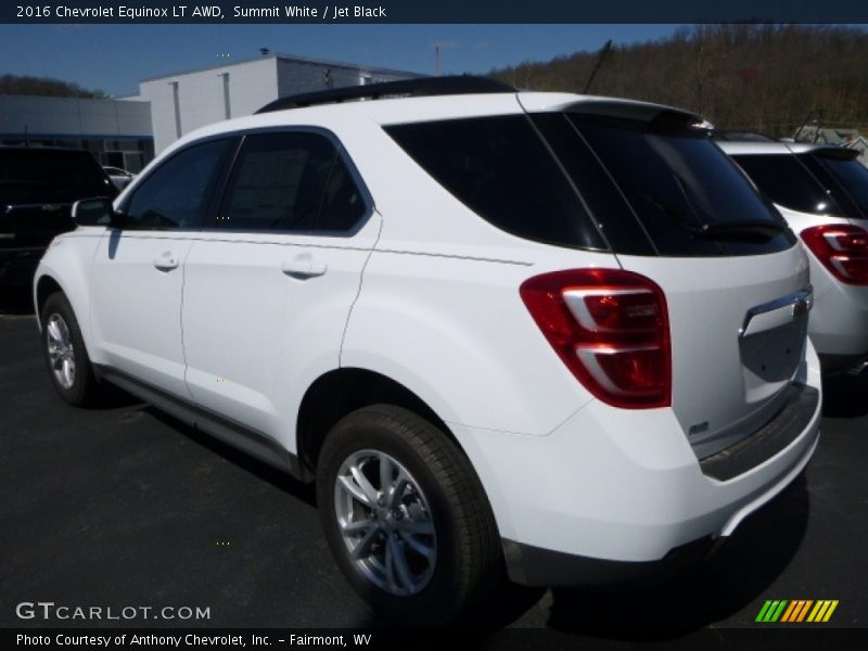 Summit White / Jet Black 2016 Chevrolet Equinox LT AWD