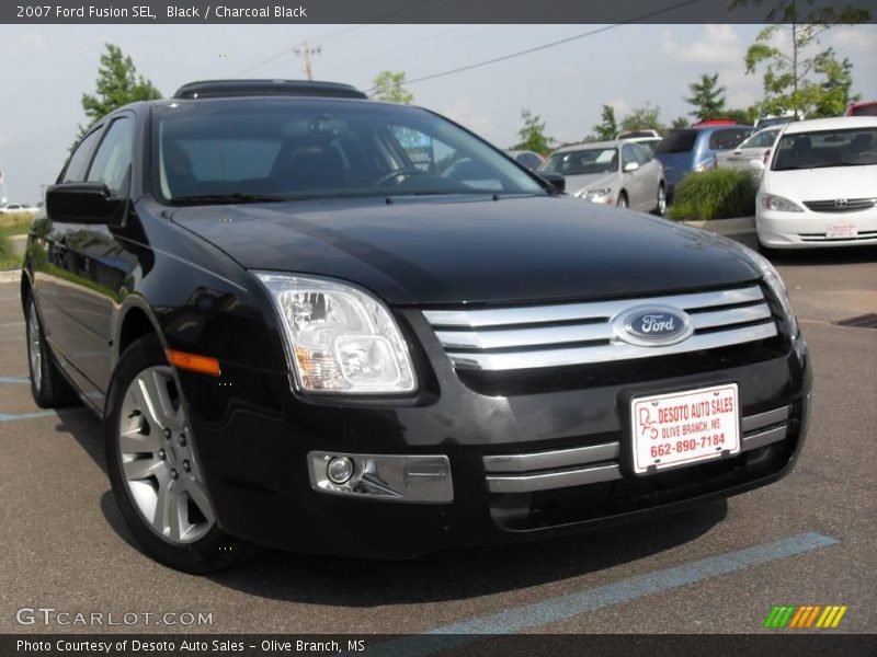 Black / Charcoal Black 2007 Ford Fusion SEL