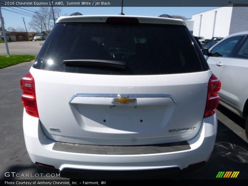 Summit White / Jet Black 2016 Chevrolet Equinox LT AWD