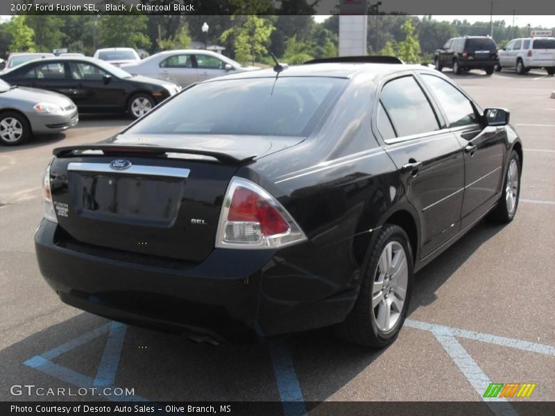 Black / Charcoal Black 2007 Ford Fusion SEL