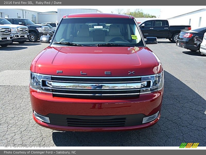 Ruby Red / Dune 2016 Ford Flex SEL