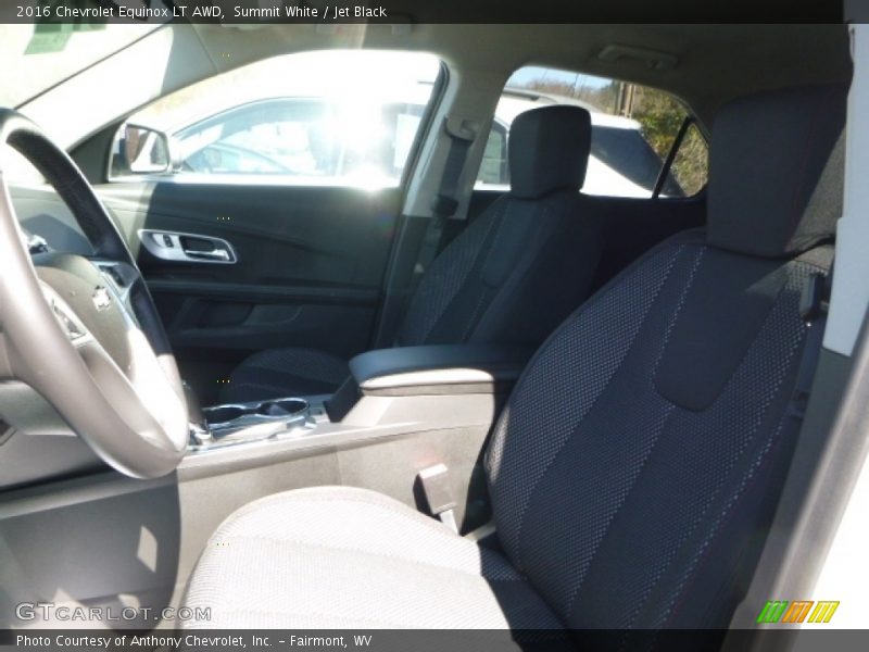 Summit White / Jet Black 2016 Chevrolet Equinox LT AWD