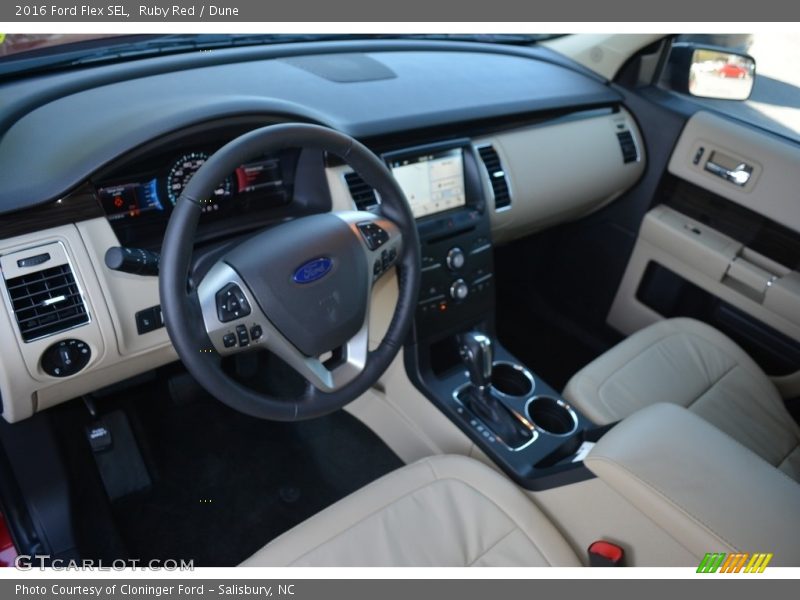 Ruby Red / Dune 2016 Ford Flex SEL