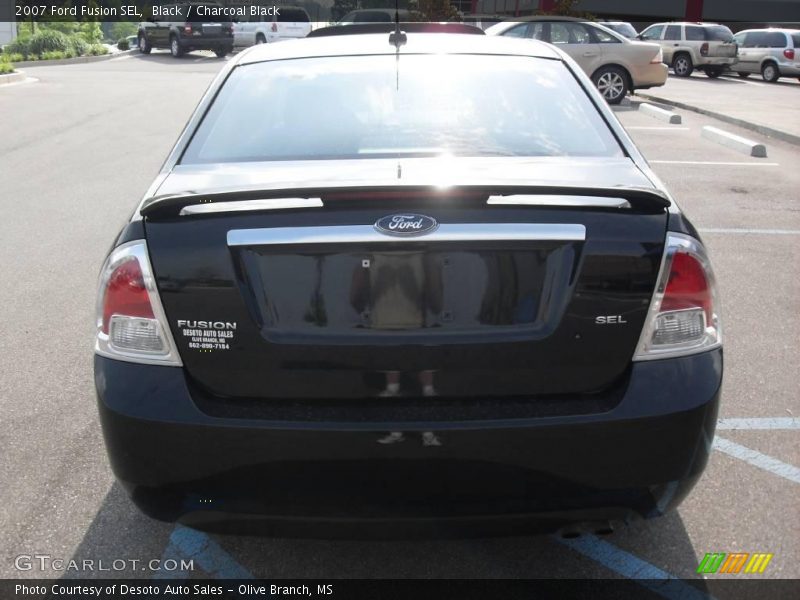 Black / Charcoal Black 2007 Ford Fusion SEL