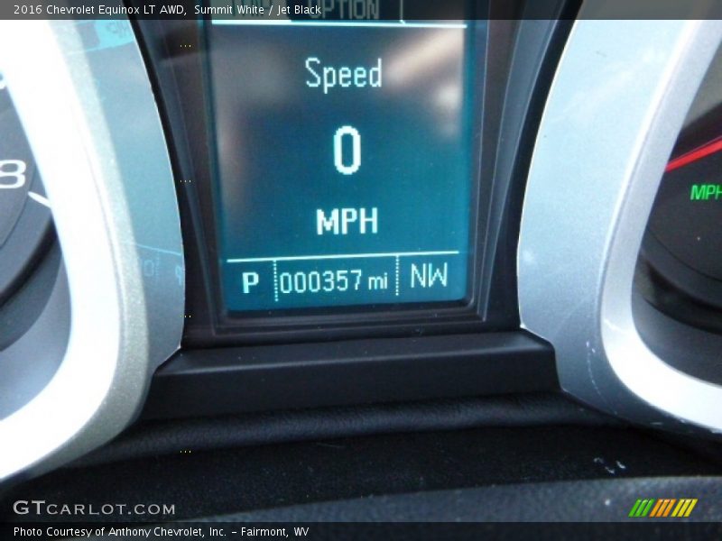 Summit White / Jet Black 2016 Chevrolet Equinox LT AWD