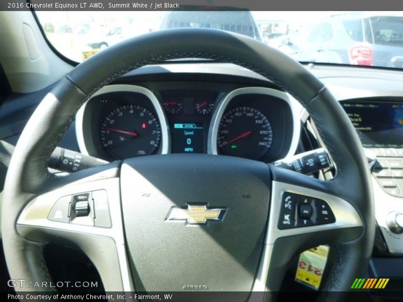 Summit White / Jet Black 2016 Chevrolet Equinox LT AWD