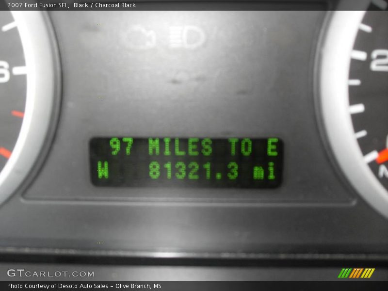 Black / Charcoal Black 2007 Ford Fusion SEL