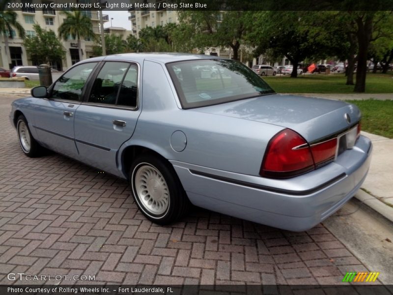 Light Blue Metallic / Deep Slate Blue 2000 Mercury Grand Marquis LS