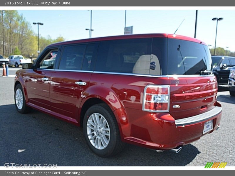 Ruby Red / Dune 2016 Ford Flex SEL