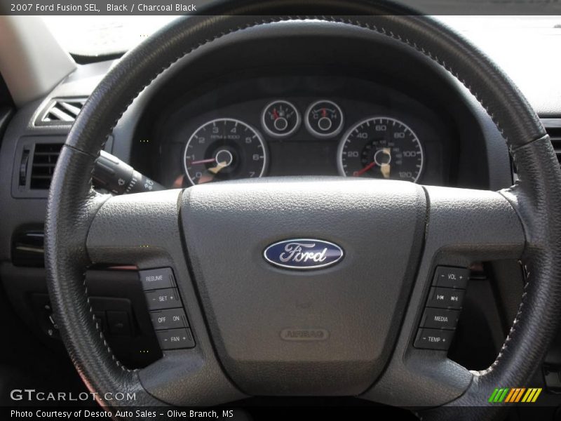 Black / Charcoal Black 2007 Ford Fusion SEL