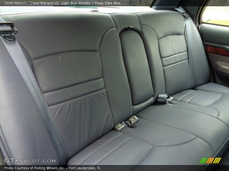 Light Blue Metallic / Deep Slate Blue 2000 Mercury Grand Marquis LS
