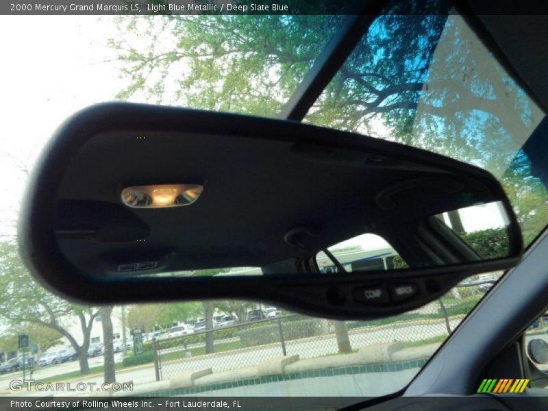 Light Blue Metallic / Deep Slate Blue 2000 Mercury Grand Marquis LS