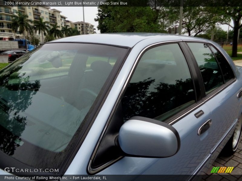 Light Blue Metallic / Deep Slate Blue 2000 Mercury Grand Marquis LS