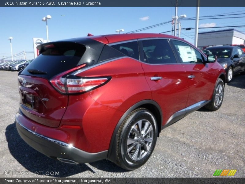  2016 Murano S AWD Cayenne Red