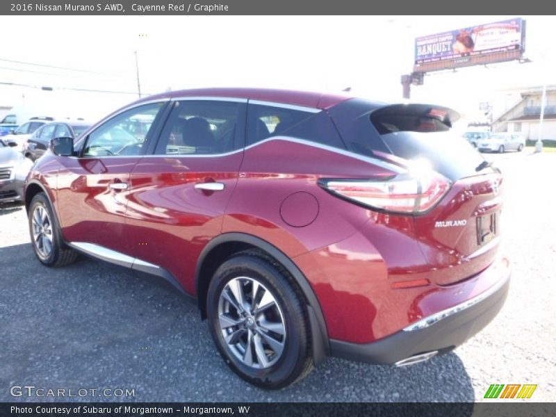 Cayenne Red / Graphite 2016 Nissan Murano S AWD