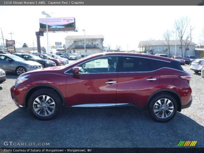 Cayenne Red / Graphite 2016 Nissan Murano S AWD