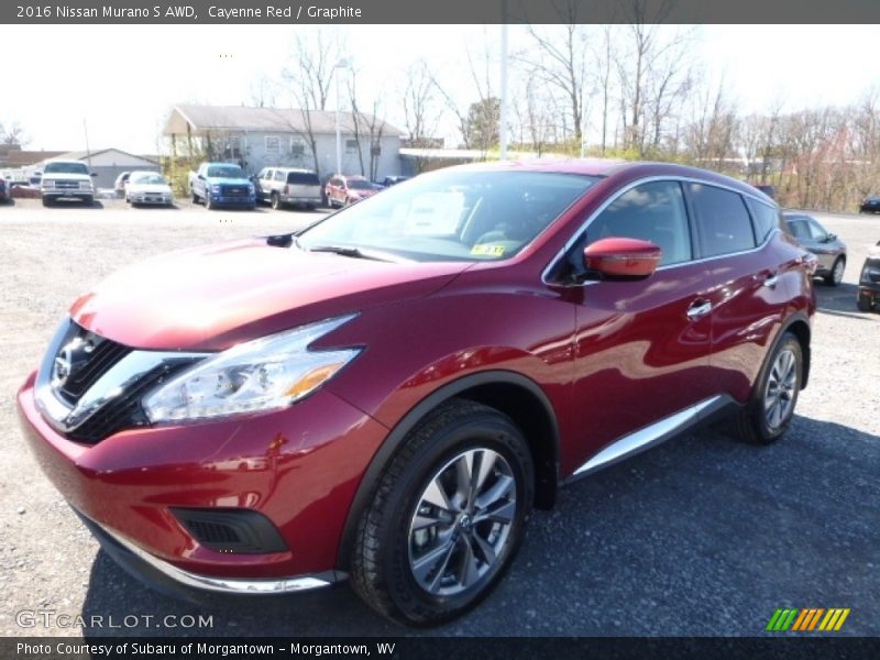 Cayenne Red / Graphite 2016 Nissan Murano S AWD