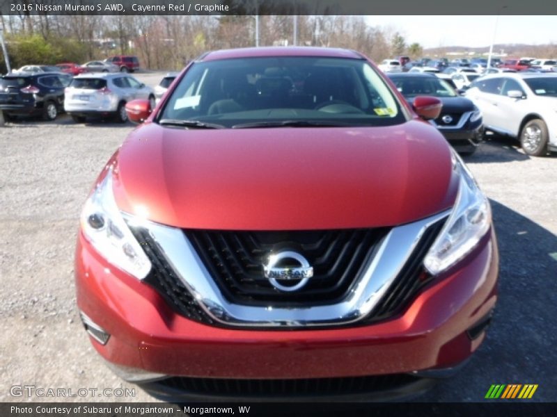 Cayenne Red / Graphite 2016 Nissan Murano S AWD