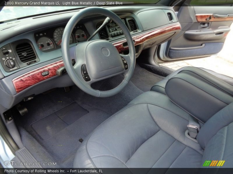 Deep Slate Blue Interior - 2000 Grand Marquis LS 