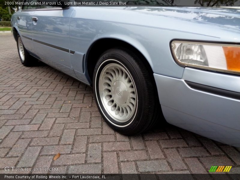 Light Blue Metallic / Deep Slate Blue 2000 Mercury Grand Marquis LS