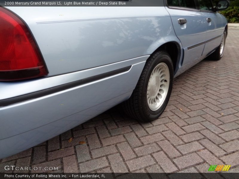 Light Blue Metallic / Deep Slate Blue 2000 Mercury Grand Marquis LS