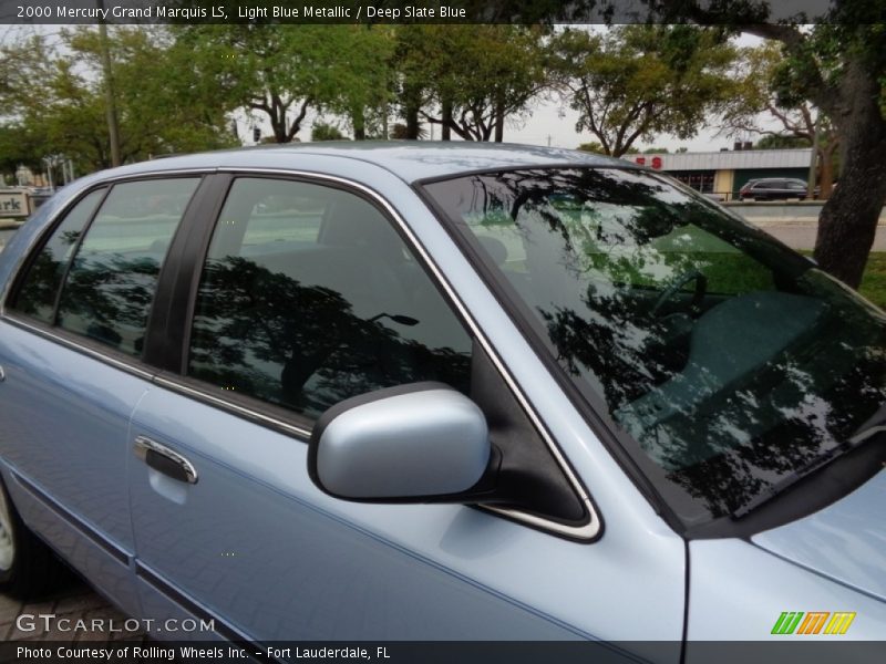 Light Blue Metallic / Deep Slate Blue 2000 Mercury Grand Marquis LS