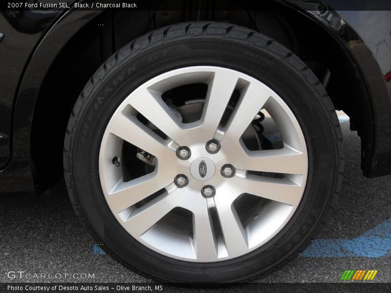 Black / Charcoal Black 2007 Ford Fusion SEL