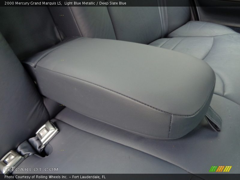 Light Blue Metallic / Deep Slate Blue 2000 Mercury Grand Marquis LS