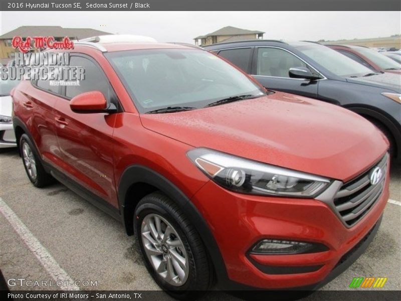 Sedona Sunset / Black 2016 Hyundai Tucson SE