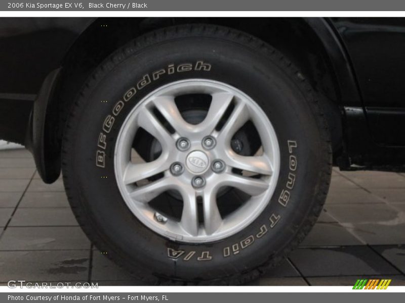 Black Cherry / Black 2006 Kia Sportage EX V6