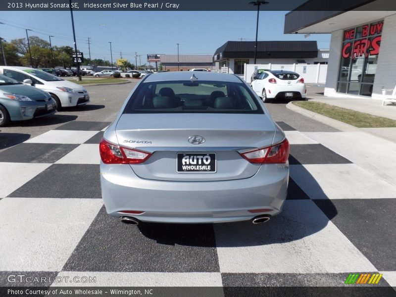 Iridescent Silver Blue Pearl / Gray 2013 Hyundai Sonata SE