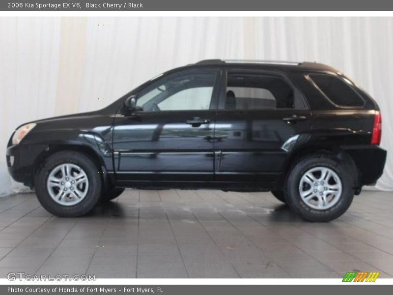 Black Cherry / Black 2006 Kia Sportage EX V6