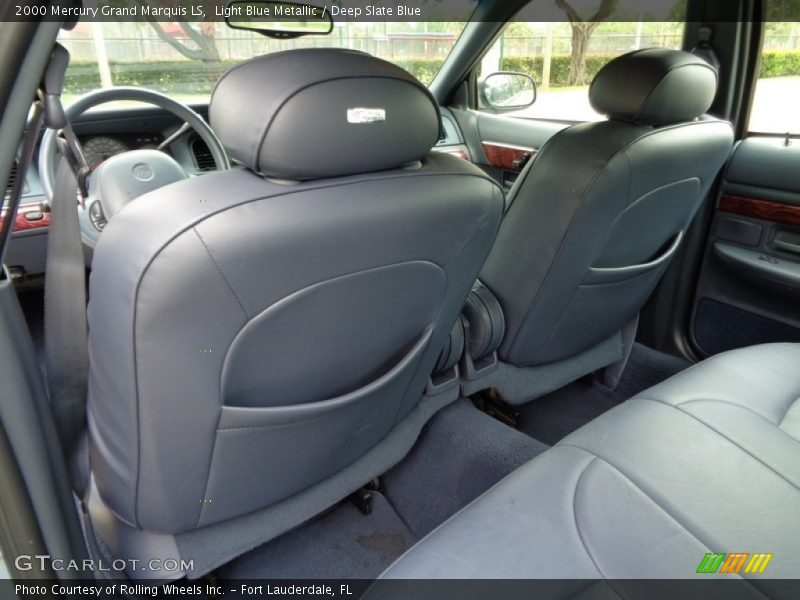 Light Blue Metallic / Deep Slate Blue 2000 Mercury Grand Marquis LS