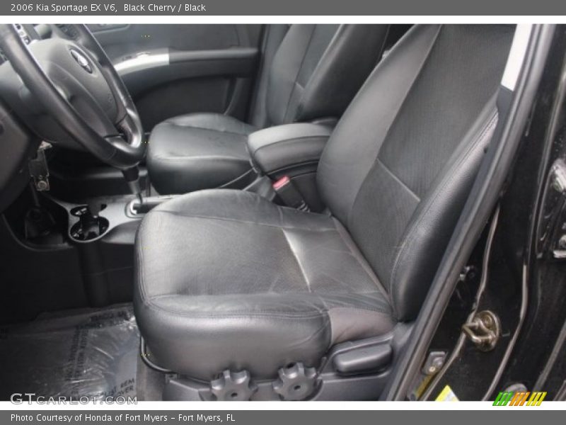 Black Cherry / Black 2006 Kia Sportage EX V6