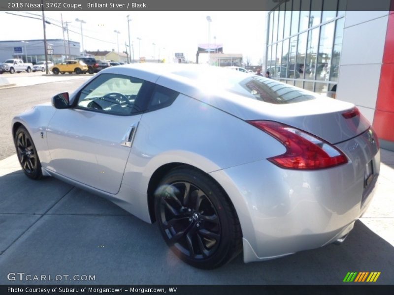 Brilliant Silver / Black 2016 Nissan 370Z Coupe