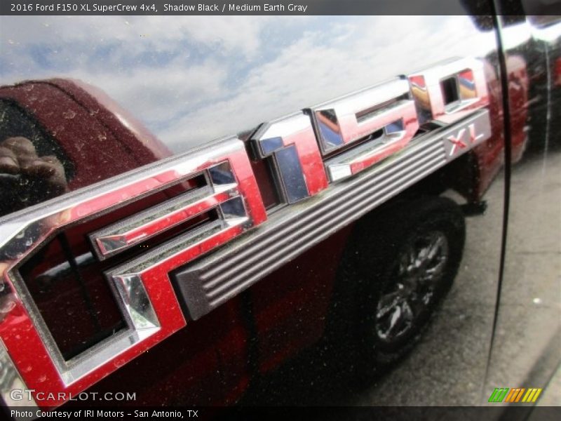 Shadow Black / Medium Earth Gray 2016 Ford F150 XL SuperCrew 4x4