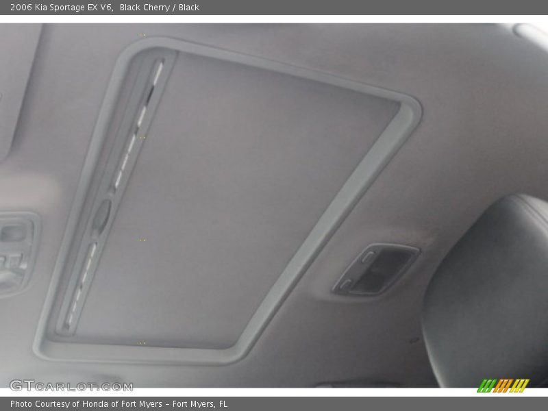 Black Cherry / Black 2006 Kia Sportage EX V6