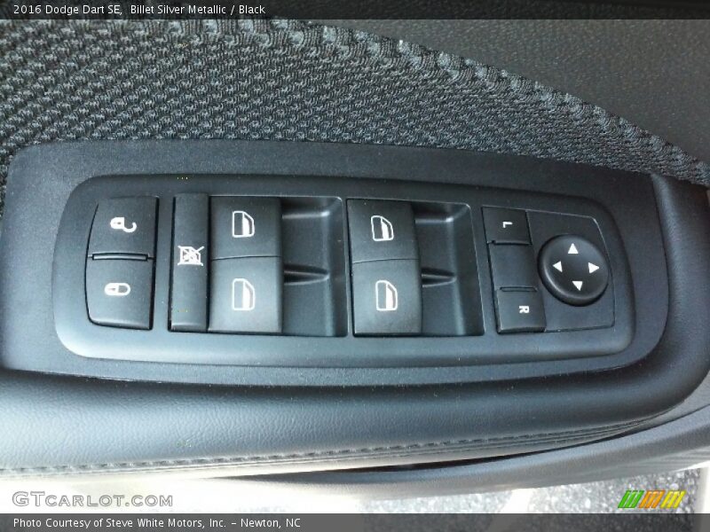Billet Silver Metallic / Black 2016 Dodge Dart SE