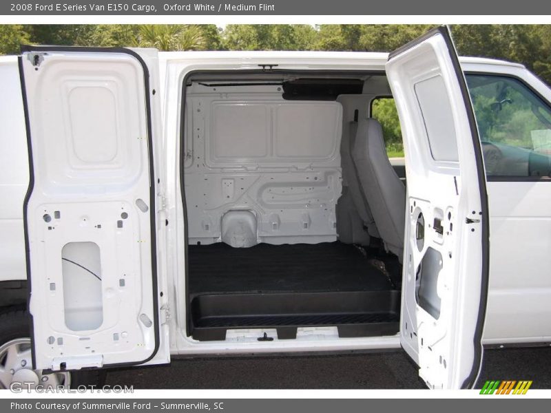 Oxford White / Medium Flint 2008 Ford E Series Van E150 Cargo