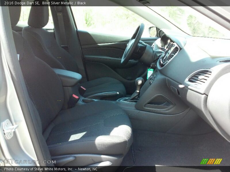 Billet Silver Metallic / Black 2016 Dodge Dart SE