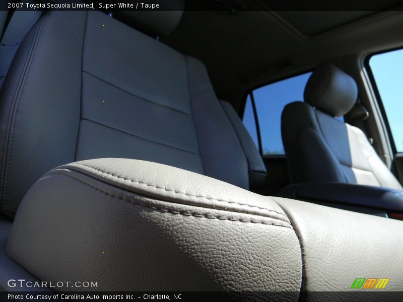 Super White / Taupe 2007 Toyota Sequoia Limited