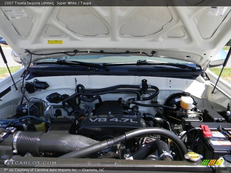 Super White / Taupe 2007 Toyota Sequoia Limited