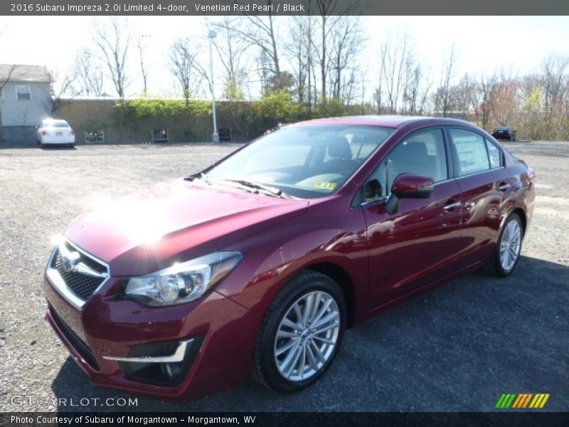 Venetian Red Pearl / Black 2016 Subaru Impreza 2.0i Limited 4-door